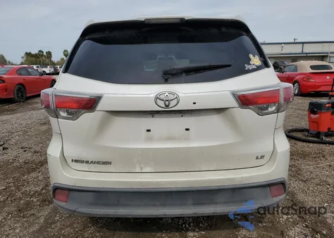 2016 Toyota Highlander Le from USA, damaged, VIN 5TDZKRFH0GS175357